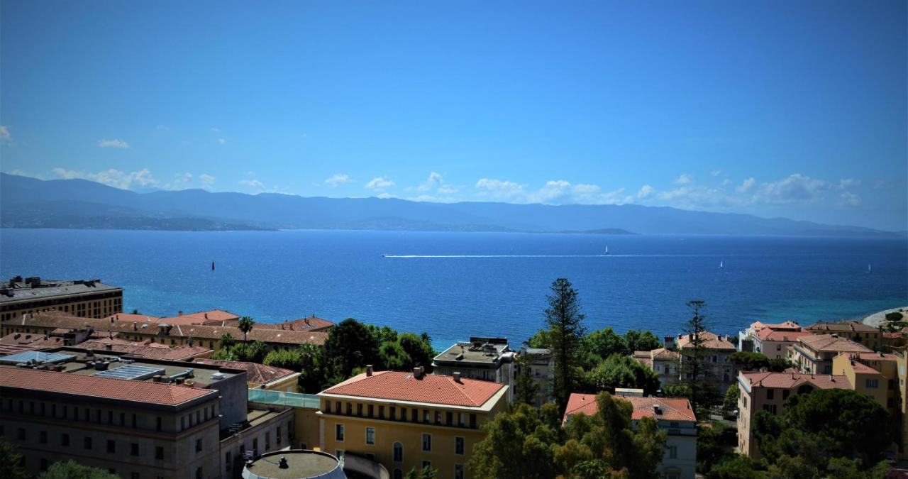 Grand T2 Standing Ajaccio Proche Centre Et Plages Vue Panoramique Parking Prive Exterior photo